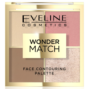 Палетка для контуринга лица 02 Eveline Cosmetics Wonder Match, 10 гр