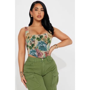 Топ Fashion Nova TC28553, разноцветный