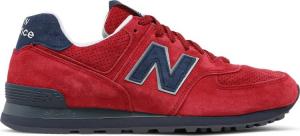 New balance wl574 dark red top