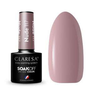 Claresa Soak Off UV/LED Nude Hybrid Varnish 117 5г
