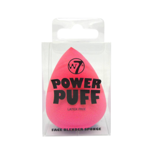 W7 Power Puff розовый спонж для макияжа, 1 шт.