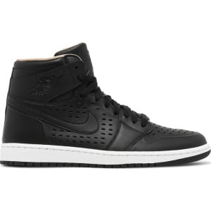 Кроссовки Air Jordan 1 Retro High Black Vachetta Tan, черный