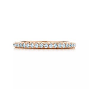 Кольцо Tiffany & Co. Tiffany Soleste Full Eternity, розовое золото/бриллиант