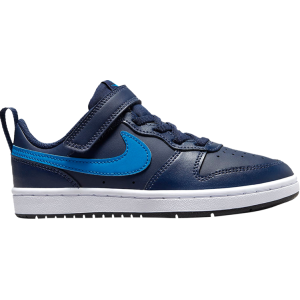 Кроссовки Nike Court Borough Low 2 PS 'Midnight Navy Imperial Blue', синий