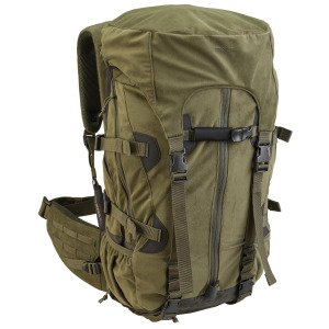 Охотничий рюкзак BIG GAME 45/90 L расширяемый бесшумный зеленый SOLOGNAC, темный хаки