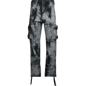 Брюки Off-White Bounce Tie Dye Ripstop Cargo Pants 'Warm Grey', серый