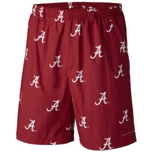 Мужские шорты с принтом alabama crimson tide backcast Columbia