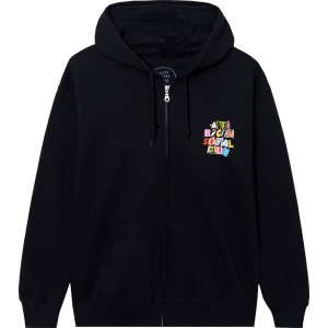 Худи Anti Social Social Club Torn Pages Of Our Story Zip Hoodie 'Black', черный