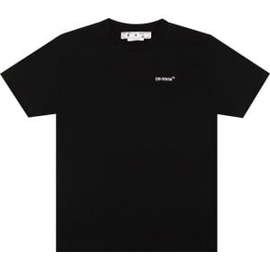 Футболка Off-White Caravag Arrow Slim Short-Sleeve Tee 'Black/White', черный