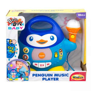 Музыкальный плеер Winfun Penguin с микрофоном Winfun