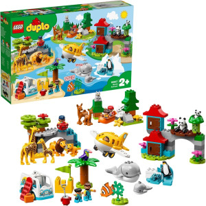 Пластиковый конструктор Duplo 10907 мир животных Lego