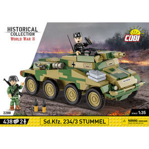 Бронеавтомобиль COBI, Klocki 2288 SD.KFZ. 234/3 STUMMEL — HC II Мировая Война — 483 КЛАСС.