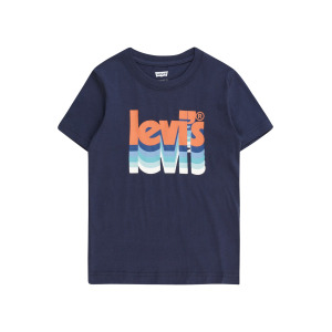 Футболка Levis Kids Poster, цвет marine blue/Light blue