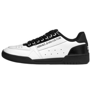 Кроссовки VERSACE JEANS Couture Skateboarding Shoes Men Low-top White/Black, белый/черный