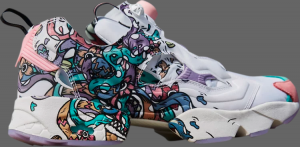 distortedd x instapump fury light pink Reebok
