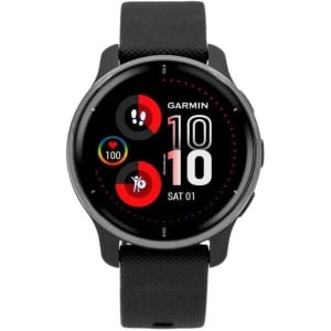 Умные часы Garmin VENU 2 Plus, серебристый/черный