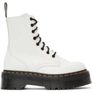 Белые ботинки на платформе Jadon Dr. Martens – заказать по доступной ценеиз-за рубежа в «CDEK.Shopping»