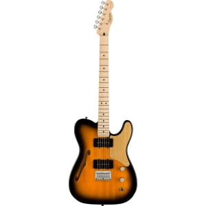 Squier Paranormal Cabronita Telecaster Thinline, кленовая накладка на гриф, анодированная золотом накладка, 2 цвета