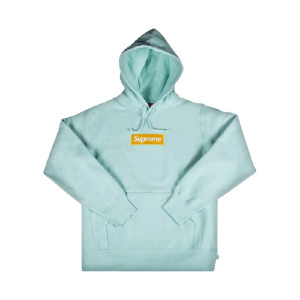 Худи Supreme Logo Hooded, голубой