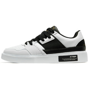 Кроссовки XTEP Skateboard Shoes Men Low-Top White Black