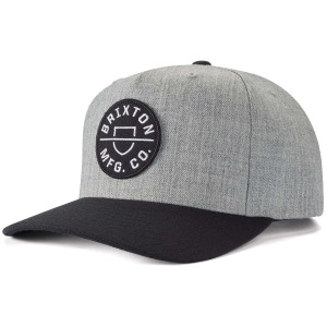 Кепка Brixton Crest CP MP Snapback, серый