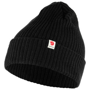 Шапка Fjällräven Fjällräven Rib Hat, черный