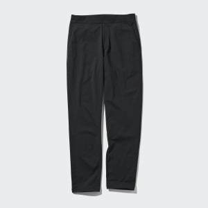 Брюки UNIQLO Ultra Stretch Dry-ex удлиненные, черный