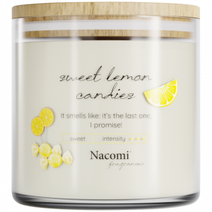 Nacomi Sweet Lemon Candies ароматическая свеча, 450 г