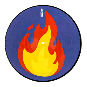 Виниловая пара Serato 12-дюймовая Flame & Record Emoji Control