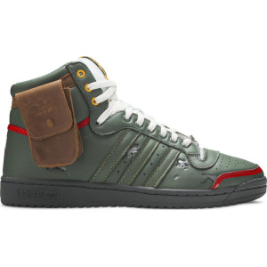 Кроссовки Adidas Star Wars x Top Ten Hi 'Boba Fett', зеленый