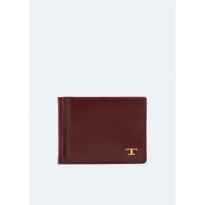 Кошелек TOD'S Leather wallet, красный