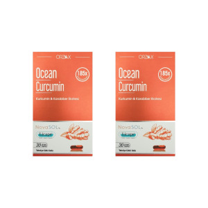Пищевая добавка Orzax Ocean Curcumin, 2 упаковки по 30 капсул