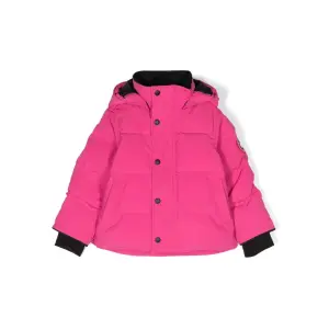 Canada Goose Kids дутая парка Snowy Owl, розовый