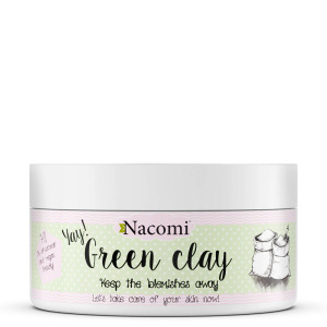 Nacomi Green Clay увлажняющая зеленая глина 65г