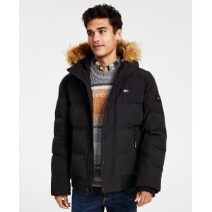 Короткое пальто для снорклинга, созданное для macy's Tommy Hilfiger, черный