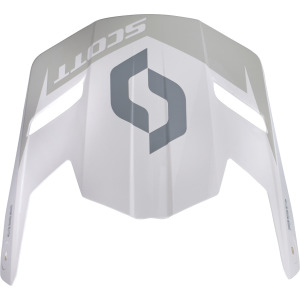 Козырек для шлема Scott 350 Evo Plus Carry ECE с логотипом, белый