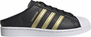 Adidas Wmns Superstar Mule Black Gold Metallic