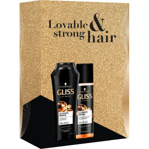Gliss Набор шампунь для волос Ultimate Repair 250мл + кондиционер для волос 200мл