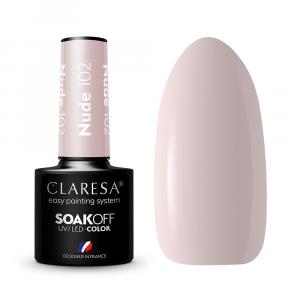 Claresa Soak Off UV/LED Nude Hybrid Varnish 102 5г