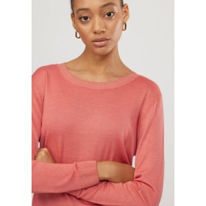 Джемпер ULTRAFINE ROUND NECK Falconeri, лососевый