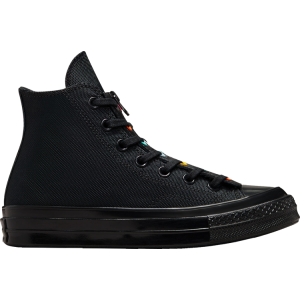 Кроссовки Converse Wmns Chuck 70 Zip High Surface Fusion - Black, черный