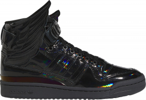 Adidas black patent leather sneakers store