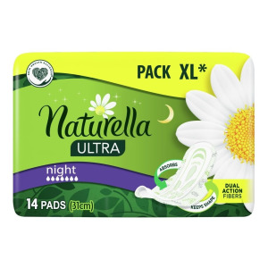 Naturella Ultra Night гигиенические салфетки, 14 шт.