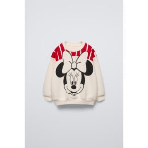 Толстовка минни маус disney ZARA, экрю