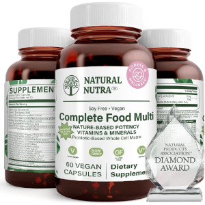 Комплекс витаминов и минералов Natural Nutra Whole Food Complete, 60 капсул