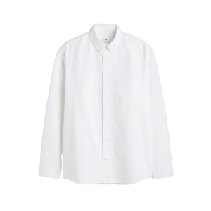 Рубашка H&M Regular Fit Oxford, белый