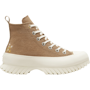 Кроссовки Converse Wmns Chuck Taylor All Star Lugged Platform 2.0 High Autumn Embroidery - Sand Dune, коричневый