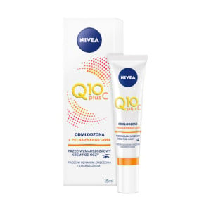 Крем для глаз против морщин 15 мл Nivea, Q10 Plus C Rejuvenated + Energized Complexion