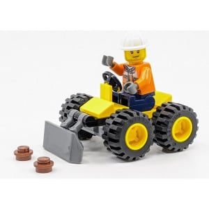 Пластиковый конструктор 952003 эдди эркер с бульдозером Lego