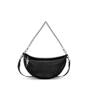 Через плечо Smile Half Moon Longchamp, цвет Black